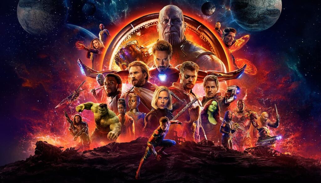 Avengers infinity war - Top 10 highest grossing movies of all time